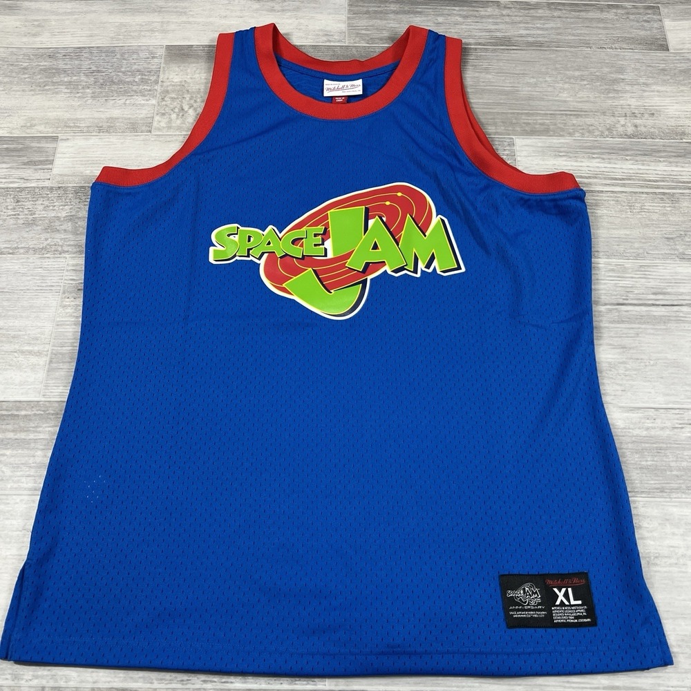 Space Jam '96 Basketball Jersey Mitchell & Ness 25th Anniversary Men's XL NEW